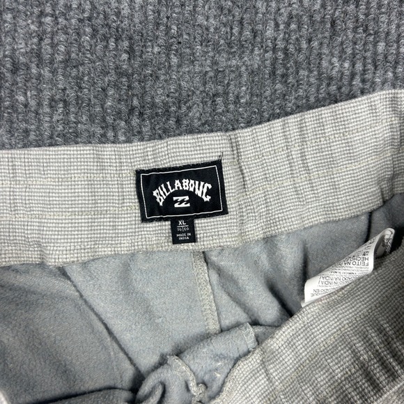 Billabong Joggers Men's XL Heather Gray Elastic Waist Drawstring Casual - Picture 5 of 8